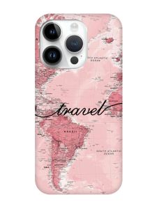 Чохол з чорними боками на Apple iPhone 14 Pro :: Карта (принт 319)