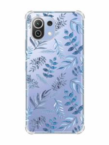 Чохол з потовщеними кутами на Xiaomi Mi 11 Lite :: Рослинний фон (принт 276)