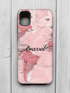 Чохол з чорними боками на Samsung Galaxy A04E/A042 :: Карта (принт 319)