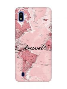 Чохол з чорними боками на Samsung Galaxy A10 (2019) A105 :: Карта (принт 319)