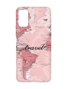 Чохол з червоними боками на Xiaomi Redmi Note 11 4G :: Карта (принт 319)