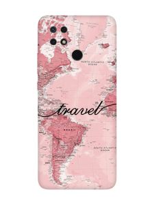 Чохол з чорними боками на Xiaomi Redmi 10C :: Карта (принт 319)