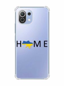 Чохол з потовщеними кутами на Xiaomi Mi 11 Lite :: Дім Україна (патріотичний принт 72)