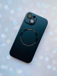 Ультратонкий чохол MagSafe на iPhone 14 із додатковим захистом камер :: Чорний