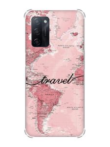 Чохол з потовщеними кутами на Oppo A55 :: Карта (принт 319)