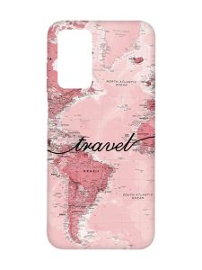 Чохол з чорними боками на Xiaomi Redmi Note 11 4G :: Карта (принт 319)