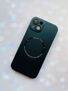 Ультратонкий чохол MagSafe на iPhone 13 із додатковим захистом камер :: Чорний