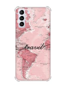 Чохол з потовщеними кутами на Samsung Galaxy S21 (G991) :: Карта (принт 319)