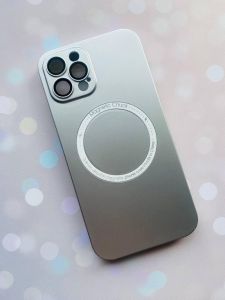 Ультратонкий чохол MagSafe на iPhone 12 Pro із додатковим захистом камер :: Срібний