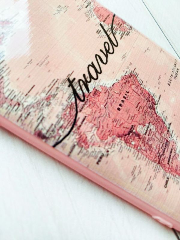 Чохол з рожевими боками на Xiaomi Redmi Note 11 4G :: Карта (принт 319)