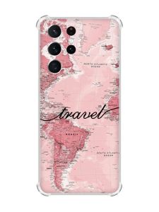 Чохол з потовщеними кутами на Samsung Galaxy S21 Ultra :: Карта (принт 319)