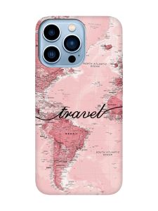 Чохол з чорними боками на Apple iPhone 13 Pro Max :: Карта (принт 319)