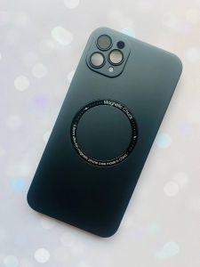 Ультратонкий чохол MagSafe на iPhone 11 Pro Max із додатковим захистом камер :: Чорний