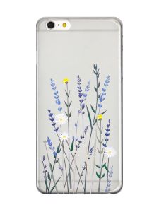 Прозорий чохол на iPhone 6+/6 Plus :: Польові квіти (принт 270)