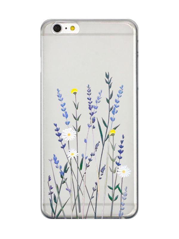 Прозорий чохол на iPhone 6+/6 Plus :: Польові квіти (принт 270)