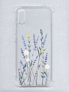 Чохол з потовщеними кутами на Xiaomi Redmi 9A :: Польові квіти (принт 270)