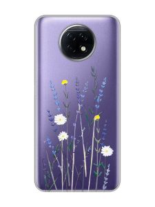 Прозорий чохол на Xiaomi Redmi Note 9T/Redmi Note 9 5G :: Польові квіти (принт 270)