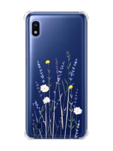 Чохол з потовщеними кутами на Samsung Galaxy A10 (2019)/A105 :: Польові квіти (принт 270)