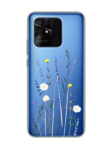 Прозорий чохол на Xiaomi Redmi 10C :: Польові квіти (принт 270)