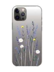 Прозорий чохол на iPhone 12 Pro Max :: Польові квіти (принт 270)