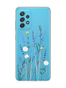 Прозорий чохол на Samsung Galaxy A52 :: Польові квіти (принт 270)