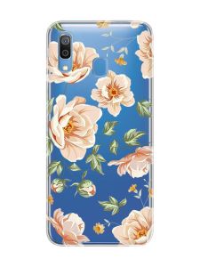 Прозорий чохол для Samsung Galaxy A30 (2019)/A20 (2019) :: Квіти пастельні (принт 277)