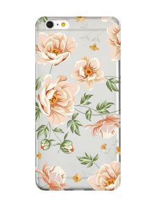 Прозорий чохол на iPhone 6+/6 Plus :: Квіти пастельні (принт 277)