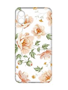 Прозорий чохол на Samsung Galaxy A04e/A042 :: Квіти пастельні (принт 277)