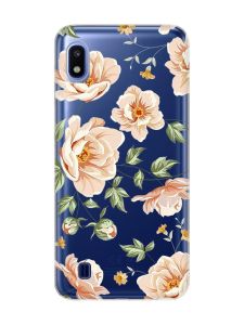 Прозорий чохол на Samsung Galaxy A10 (2019) A105 :: Квіти пастельні (принт 277)