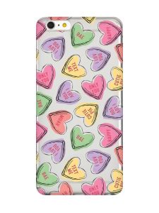 Прозорий чохол на iPhone 6+/6 Plus :: Сердечка з текстом (принт 333)