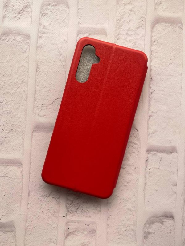 Чохол-книжка з малюнком для Samsung Galaxy A14 5G Червоний :: Квітковий малюнок (принт 272)