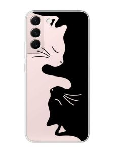 Прозорий чохол на Samsung Galaxy S22 :: Котики (принт 118)