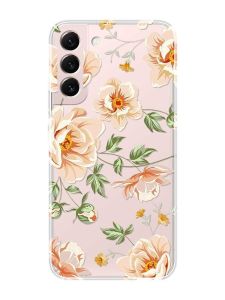 Прозорий чохол на Samsung Galaxy S22 :: Квіти пастельні (принт 277)