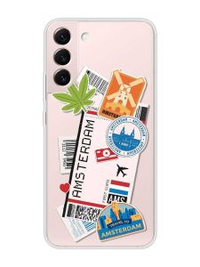 Прозорий чохол на Samsung Galaxy S22 :: Подорожі. Амстердам (принт 327)