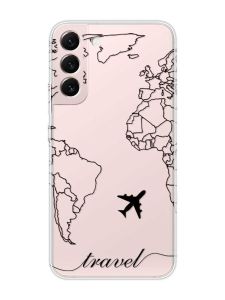 Прозорий чохол на Samsung Galaxy S22 :: Карта. Контур (принт 330)