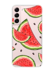 Прозорий чохол на Samsung Galaxy S22 :: Скибки кавуна (принт 342)