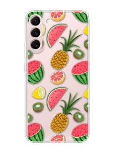 Прозорий чохол на Samsung Galaxy S22 :: Фруктовий мікс (принт 347)