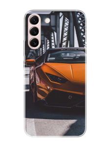 Чохол на Samsung Galaxy S22 :: Авто помаранчеве (принт 237)