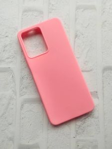 Силіконовий матовий чохол на Xiaomi Redmi Note 12 4G Рожевий