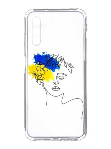 Прозорий чохол на Samsung Galaxy A34 5G/A346 :: Українка Арт (принт 3)