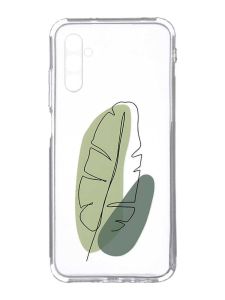 Прозорий чохол на Samsung Galaxy A34 5G/A346 :: Листочок (принт 65)