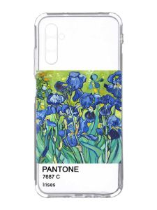 Прозорий чохол на Samsung Galaxy A34 5G/A346 :: Іриси (принт 75)