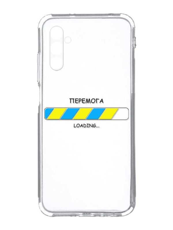 Прозорий чохол на Samsung Galaxy A34 5G/A346 :: Перемога Завантаження (патріотичний принт 88)