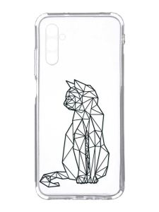 Прозорий чохол на Samsung Galaxy A34 5G/A346 :: Котик (принт 124)