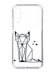 Прозорий чохол на Samsung Galaxy A34 5G/A346 :: Лисиця (принт 126)