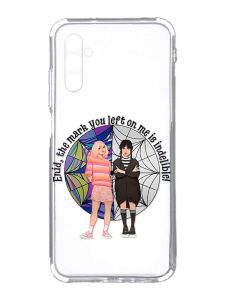 Прозорий чохол на Samsung Galaxy A34 5G/A346 :: Дівчата з Венздей (принт 211)