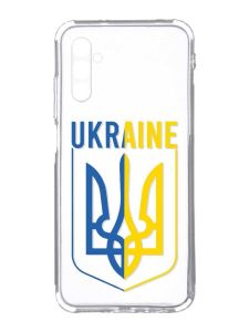 Прозорий чохол на Samsung Galaxy A34 5G/A346 :: Тризуб (патріотичний принт 254)