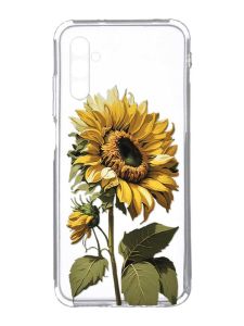 Прозорий чохол на Samsung Galaxy A34 5G/A346 :: Соняшник (принт 274)