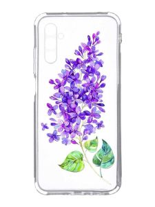 Прозорий чохол на Samsung Galaxy A34 5G/A346 :: Гілочка бузку (принт 280)