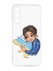 Прозорий силіконовий чохол на Samsung Galaxy M14 :: Моя Україна (принт 2)